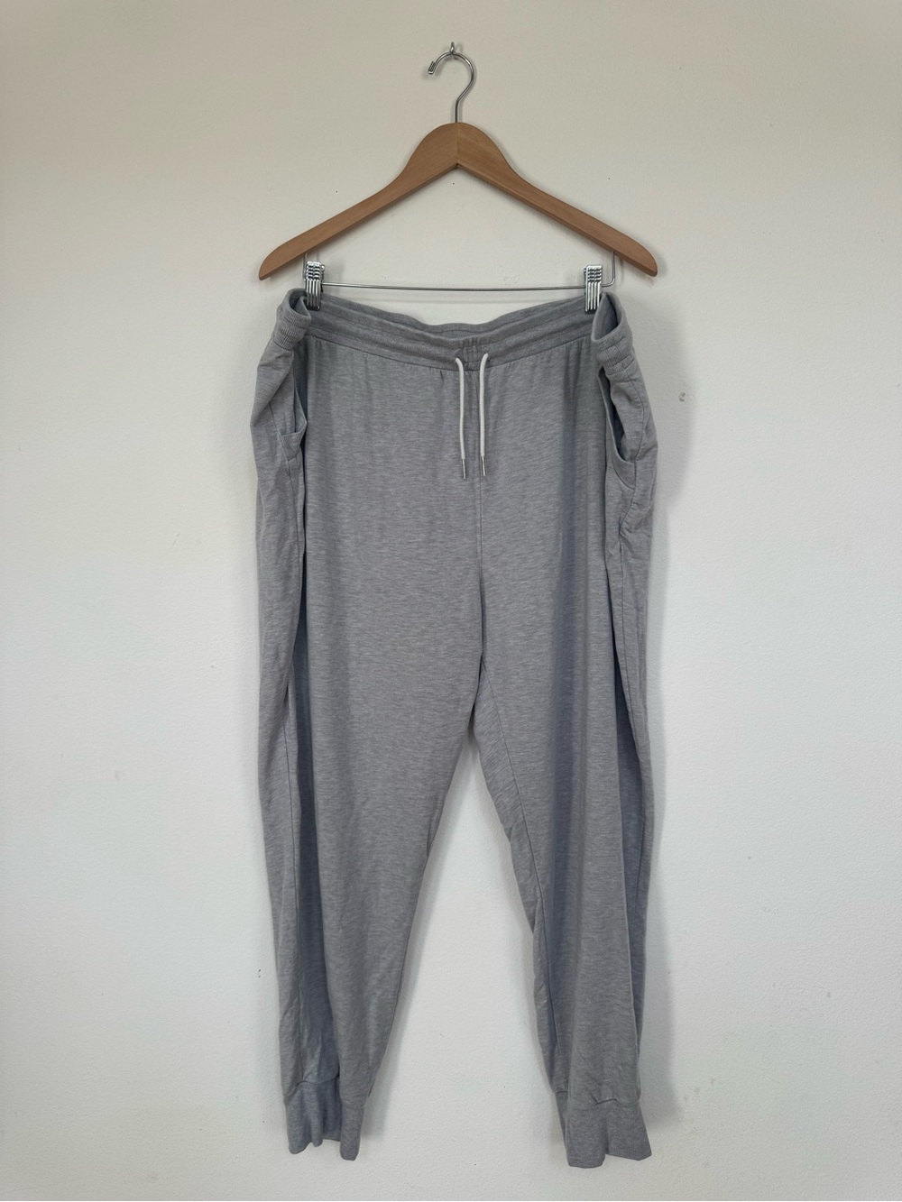 summersalt Light Gray Drawstring Jogger Pants